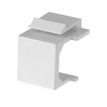 White Blank Keystone Snap-In Insert