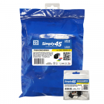 Cat5e UTP 90 Degrees Black Keystone Pack