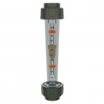 1" PVDF/PVDF Flow Meter 25-250 l/h, Spigot