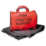 Fire Wool/Synthetic Blanket and Nylon Pouch
