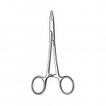Baumgartner Needle Holder 5-1/4", Serrated, Straight