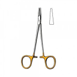 Halsey Needle Holder 5", Smooth Tungsten Carbide