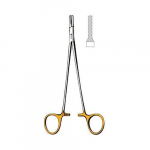 Ryder Needle Holder, 9" Serrated Tungsten Carbide