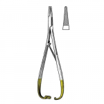 Mathieu Delicate Needle Holder with Inserts, 5-1/2"