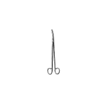 Reynolds Dissecting Scissors, Curved, Serrated, 7"