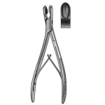 Northfield Bone Rongeur, Slightly Curved Tip, 8-1/4"