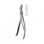 Leksell Rongeur, Double Action, Angular, 3mm Bite, 9"