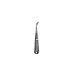 Bruns Bone Curette, 9", Oval #5 Angled