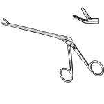 Spurling Rongeur Intervertebral Disc, Upward, 11-3/4"