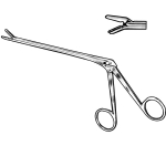 Spurling Rongeur Intervertebral Disc, Downward, 11-3/4"