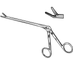 Rongeur Cushing Intervertebral Disc, Upward, 6"