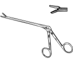 Rongeur Cushing Intervertebral Disc, Downward, 6"