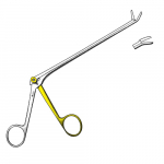 Cushing Rongeur, 6 mm x 10 mm, DLC Carbon Coating, 11"