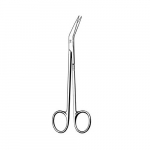 Locklin 6-1/4" Angled Scissors with Curved Shank