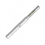 3.7mm Bone Pusher Straight Insert with Convex Tip