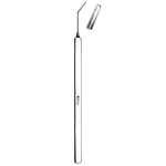 Jaffe Lens Spatula, Flat, 0.5mm Wide, Multiple Notches