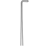 Micro Laryngeal Probe, 9-1/2", 90 Degree