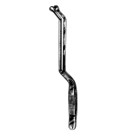 Adson Hypophyseal Forceps, Curved Left, 9"