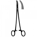 Heaney Black Laser Needle Holder, Curved, 8-1/4"