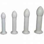 Silicone Vaginal Dilators Set, Large, Straight
