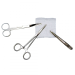 Suture Kit, Sterile, Latex-Free, Disposable, Tray
