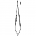 Titanium Castroviejo Needle Holder, Curved 8-1/4"