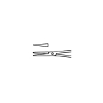 Micro Needle Holder, 6-1/4", Bayonet, Straight