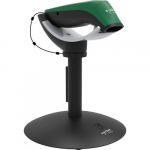 S740 Barcode Scanner, Green, Charging Stand