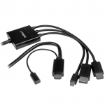 6.6ft HDMI DisplayPort to HDMI Converter Cable