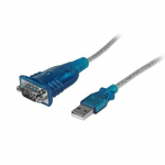 1-Port USB to RS232 DB9 Serial Adapter Cable
