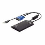 KVM Console to USB 2.0 Laptop Crash Cart Adapter