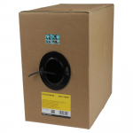 Bulk Cat 5e Ethernet Cable Black 1000 ft CMR