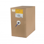 Bulk Cat6 Ethernet Cable CM Rated Blue 1000 ft