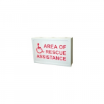 Lighted Area of Rescue Sign