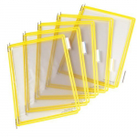 Pivoting Pocket for Wall, Desk, Rotary Systems, Yellow