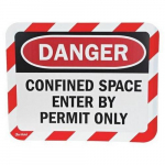 Sign Holder, Magnetic, Confined Space