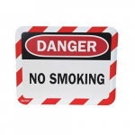 Sign Holder, Magnetic, Danger No Smoking