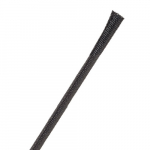 F6 Woven Harness Wrap, 5/8", Black, 75 Foot