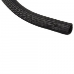 3/4" Nylon Multifilament Cable Sleeve, Black
