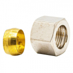3/8" Compression Nut with Ferrule Sleeve