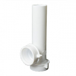 1-1/2" Plastic Tubular E.O Tee with Baffle