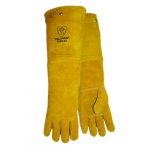 Cowhide Cotton Lined Stick Welders Gloves, Large