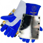 Blue Cowhide Aluminized Wool Lined Left and Right Hands