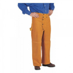 32" x 30" Brown Side Split Cowhide Leather Pants
