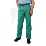 Flame Retardant Pant, Green, FR7A Cotton, 32 in Waist