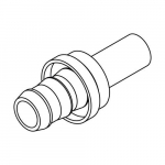 Push-on Barb to Standpipe Adapter, #3