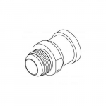 Adapter, 24 Male JIC to 24 Flange Elbow