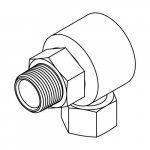 1" x 1" Elbow, Male x Female