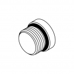 05 Male O-Ring Hollow Hex Plug