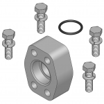 16 Pipe Weld 16 Code 62 Flange Pad Kit
